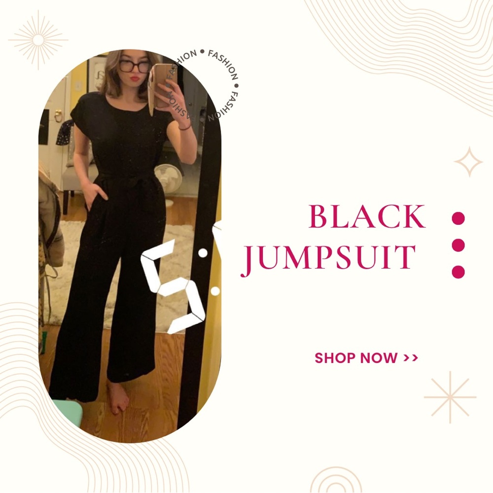 Black jumpsuit